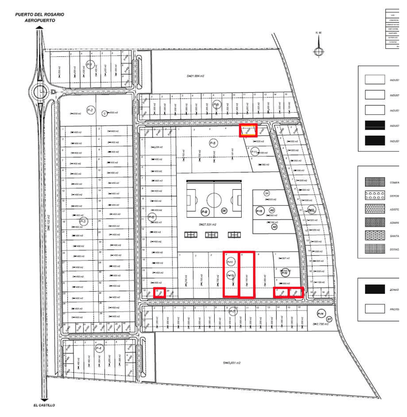 Parcelas poligono industrial costa de antigua